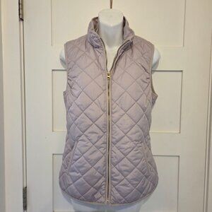 Women's Old Navy Lightweight Quilted Puffer Vest Champagne Color - Size M